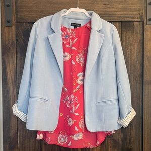 41 Hawthorn Light Blue Blazer with blue and white Lining